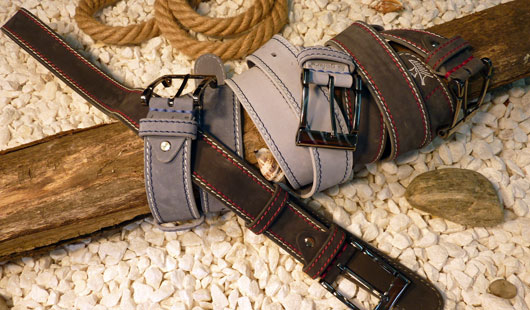 Luxury handmade leather belts - Men
